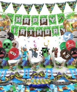 Minecraft fødselsdag sugerør