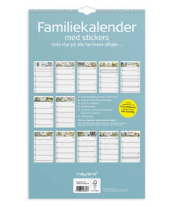 Mayland Familiekalender Otto Dickmeiss og Lilja Scherfig 4 kolonner 2026