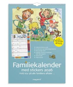 Mayland Familiekalender Otto Dickmeiss og Lilja Scherfig 6 kolonner 2026