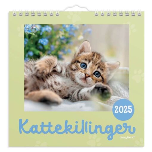 Mayland Vægkalender mini Kattekillinger 2025