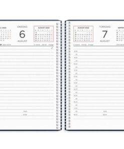 Mayland dagkalender blå PP-plast 2025