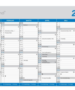 Mayland kontorkalender Klassisk A4 2025