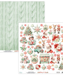 Mintay Papers Elements Merry & Joy dobbeltsidet papir 30x30cm MT-MAJ-09