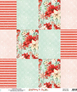 Mintay Papers Merry & Joy dobbeltsidet papir 30x30cm MT-MAJ-06