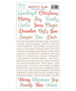 Mintay Papers stickers Pad Merry & Joy MT-MAJ-13