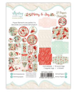 Mintay Papers papir elementer Merry & Joy MT-MAJ-LSCE