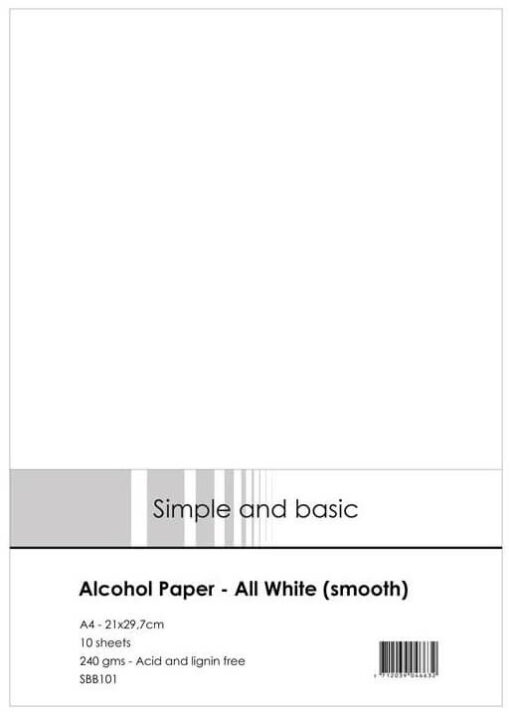 Simple and basic Alcohol Paper