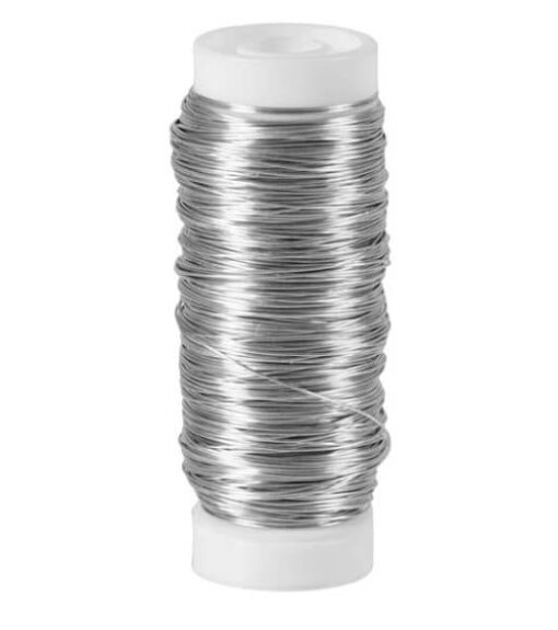 Ståltråd Bindetråd sølv 0,3mm 50 gr