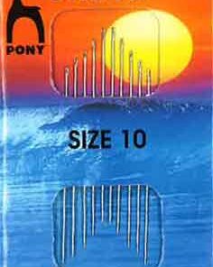 Synåle til perlesyning Pony Size 10 10stk