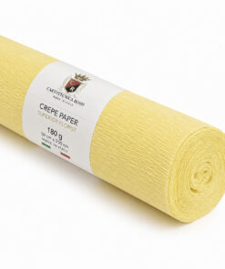 Packshot af Cartotecnica Rossi Superior Florist crepepapir Canary Yellow 50x250 cm 180g i lys kanariegul farve