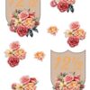 3D ark med 12½ år emblem og blomster Barto Design 069469