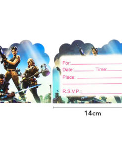 Fortnite fødselsdag invitationer