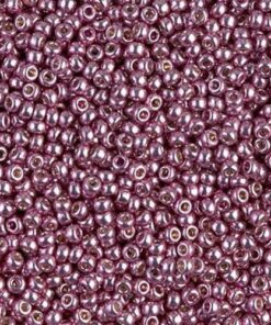 Miyuki perler seed beads 11/0 duracoat galvanized dusty orchid 4218