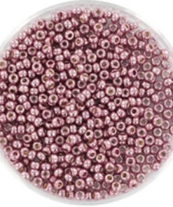 Miyuki perler seed beads 11/0 duracoat galvanized dusty orchid 4218