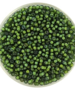 Miyuki perler seed beads 11/0 fancy lined chartreuse green 3764