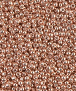 Miyuki perler seed beads 11/0 galvanized apricot gold 1072L