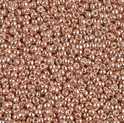 Miyuki perler seed beads 11/0 galvanized apricot gold 1072L