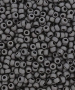 Miyuki perler seed beads 11/0 metallic matte slate 2065