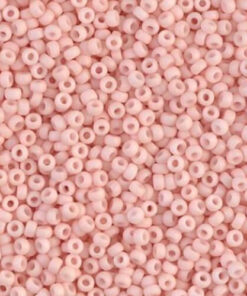 Miyuki perler seed beads 11/0 opaque matte tea rose 2036