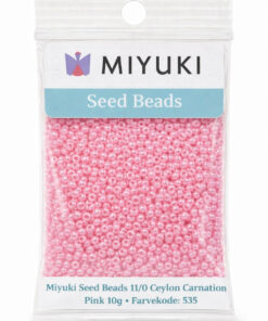 Miyuki Seed Beads 11/0 Ceylon Carnation Pink 535 10g japanske glasperler