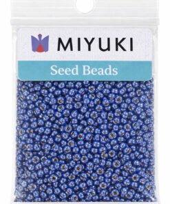 Miyuki Seed Beads 11/0 Duracoat Galvanized Mermaid Blue 5117 10g i original pose