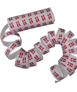 Serpentiner med dannebrog flag