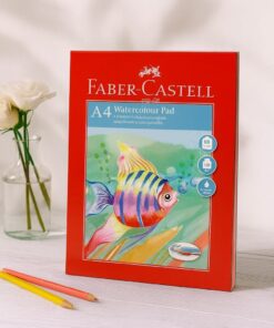 Faber-Castell akvarelblok A4 med 40 syrefri ark i 140 g/m² til akvarelmaling og tegning