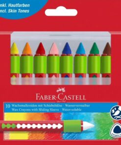 Faber Castell vokskridt med greb