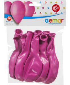 Fuchsia balloner 28-30 cm