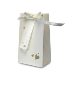 Gaveposer med hjerter elfenben