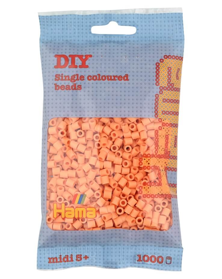 Hama midi perler lys abrikos 207-105