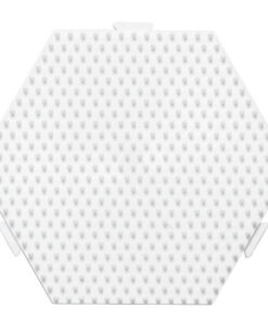 Hama midi stiftplade perleplade sekskantet medium 12.5x11.5cm med samling