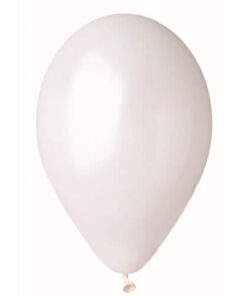 Hvid metal balloner