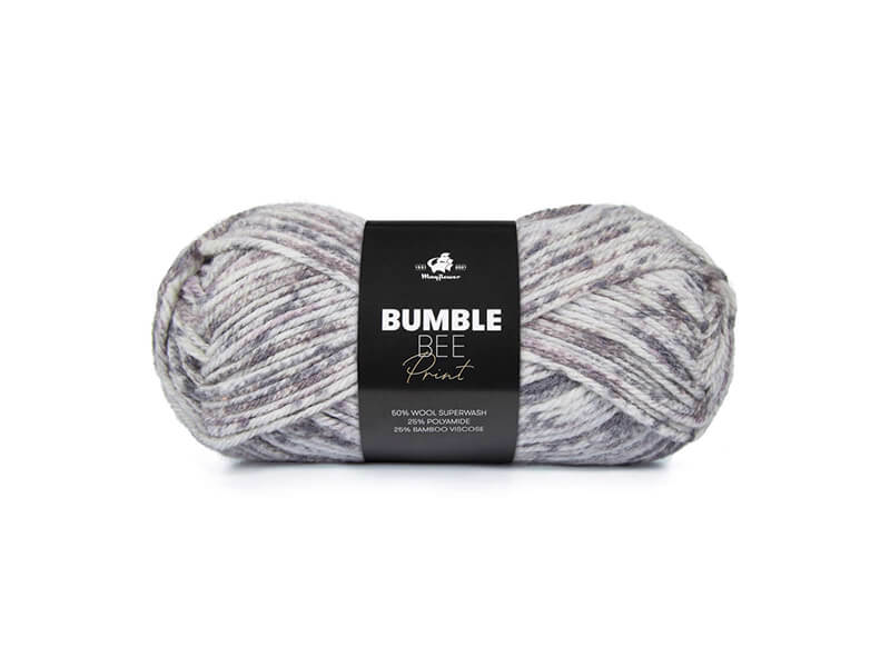 Mayflower Bumblebee Print Vintergrå 3007