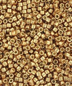 Miyuki Delica perler duracoat galvanized champagne 1834 11/0