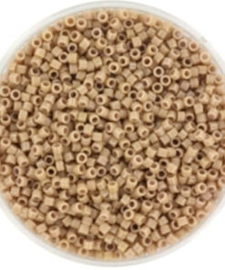 Miyuki Delica perler duracoat opaque dyed beige 2105 11/0