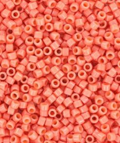 Miyuki Delica perler duracoat opaque dyed light watermelon 2114 11/0