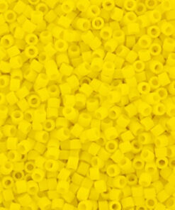 Miyuki Delica perler opaque matte canary 1582