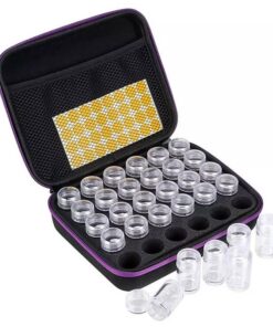 Diamond Painting opbevaringstaske i sort