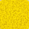 Miyuki Delica perler 11/0 opaque matte canary 1582 – gule cylinderperler til smykkefremstilling (5g)