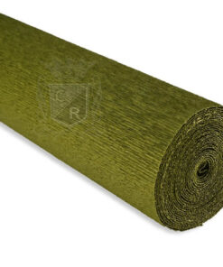 Cartotecnica Rossi Artistica Crepepapir Oliven grøn 50x150cm 90g til papirblomster