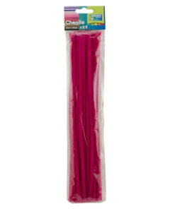 Chenille Fuchsia piberensere 6mm 30cm