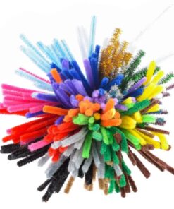 Chenille piberenser mix 6mm 30cm