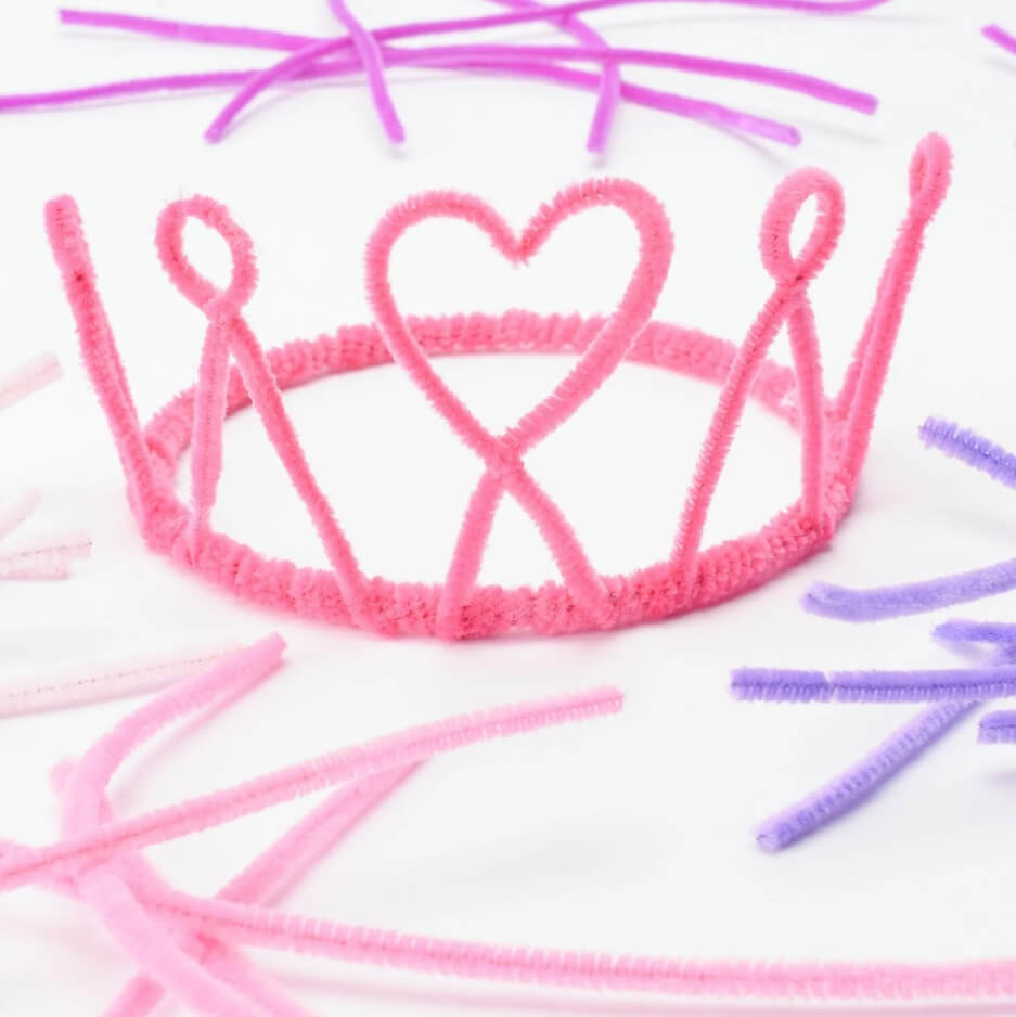 Chenille piberensere mix 6mm 30cm