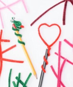 Chenille piberensere mix 6mm 30cm