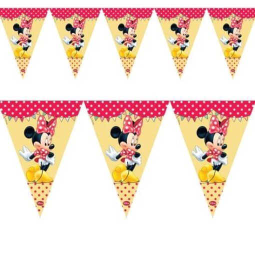 Minnie Mouse vimpel flag guirlande