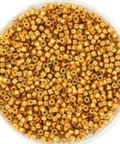 Miyuki Delica perler duracoat galvanized yellow gold 1833 11/0