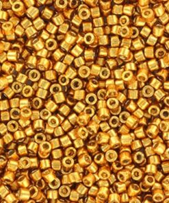 Miyuki Delica perler duracoat galvanized yellow gold 1833 11/0