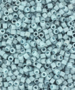 Miyuki Delica perler duracoat opaque dyed moody blue 2129 11/0