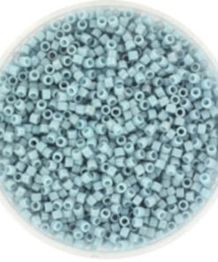 Miyuki Delica perler duracoat opaque dyed moody blue 2129 11/0